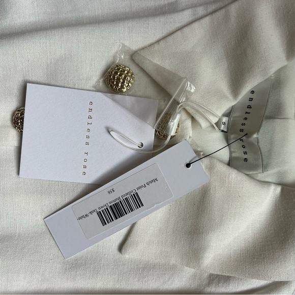 Match Point Collared Button Down Tank - White - Picture 2 of 5